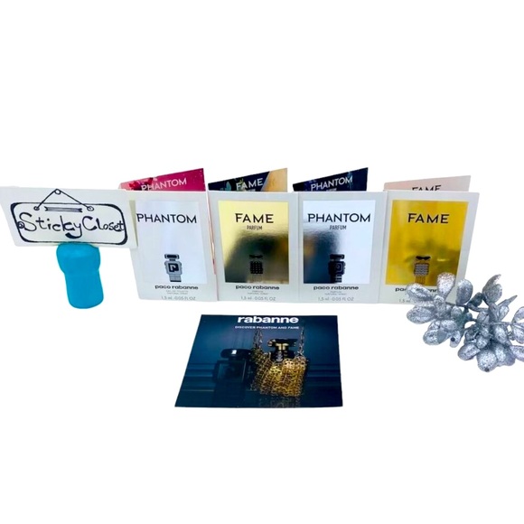 Paco Rabanne Other - Lot of 4 Paco Rabanne Set,Fame EDP Fame Parfum PhantomEDT-4x1.5ml,0.05oz-4pc-NEW